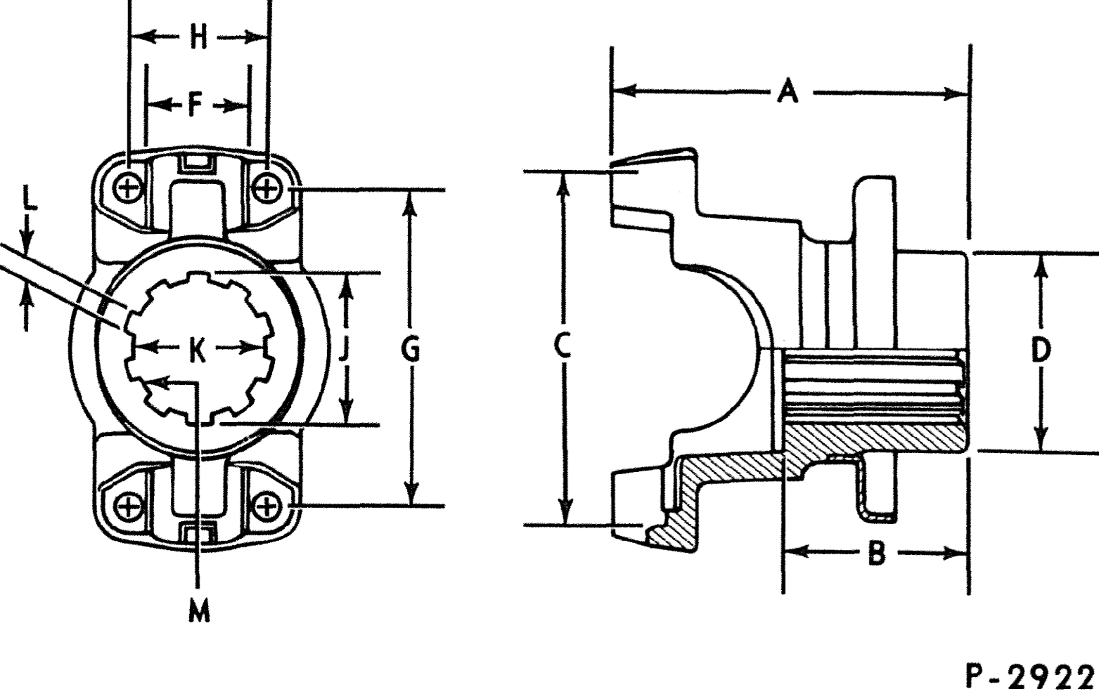 drawing of the part